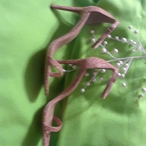 Sexy animal print  shoe